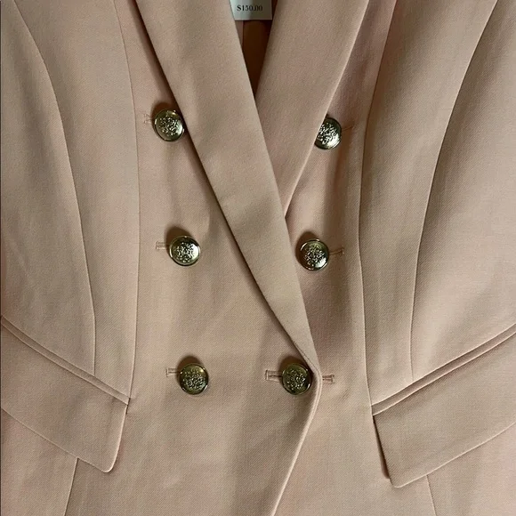 Pink White House Black Market Size 4 Women’s Blazer - Picture 2 of 7